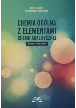 Chemia ogólna z elementami chemii analitycznej