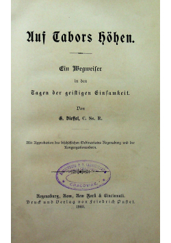 Auf Cabors hohen 1905 r.