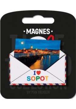 Magnes I love Poland Sopot ILP-MAG-B-SOP-06