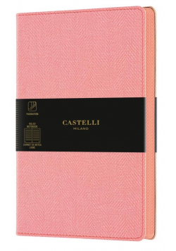 Notatnik 13x21cm linia Castelli Harris Petal Rose