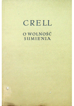 O wolność sumienia