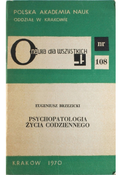 Psychopatologia życia codziennego