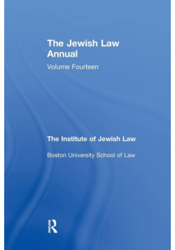 The Jewish Law Annual Volume 14