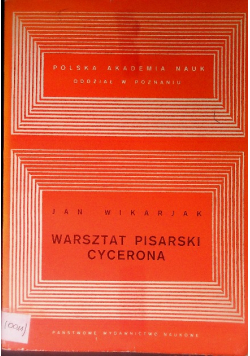 Warsztat pisarski Cycerona