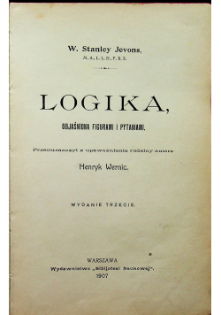 Logika objaśniona figurami i pytaniami 1907 r.