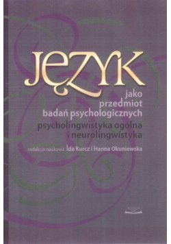 Język jako przedmiot badań psychologicznych