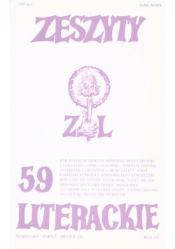 Zeszyty literackie 59 3/1997