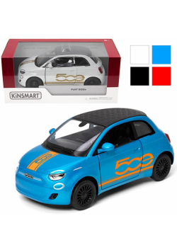 Fiat 500e z nadrukiem 1:28