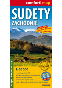 Sudety Zachodnie mapa turystyczna 1:60 000