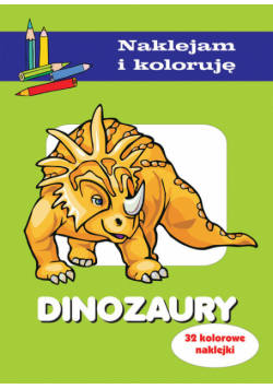 Dinozaury Naklejam i koloruję