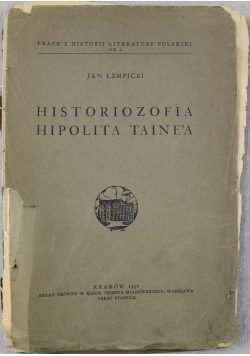 Historiozofia Hipolita Taine'a