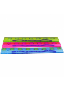 Linijka Softie Flex TB 15cm mix