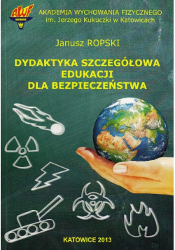 Dydaktyka szczegółowa edukacji dla bezpieczeństwa