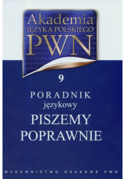 Akademia Języka Polskiego PWN t.9