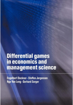 Differential Games in Economics and Management Science