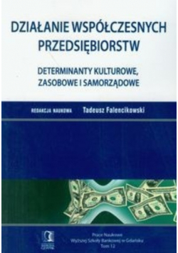 Działanie współczesnych przedsiębiorstw Tom 12