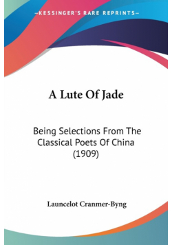 A Lute Of Jade
