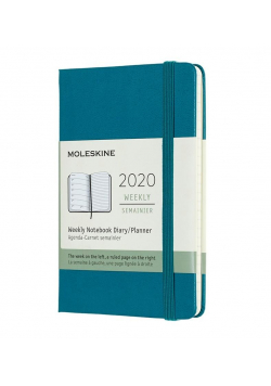 Kalendarz 2020 tygodniowy 12MP tw. Magnetic green