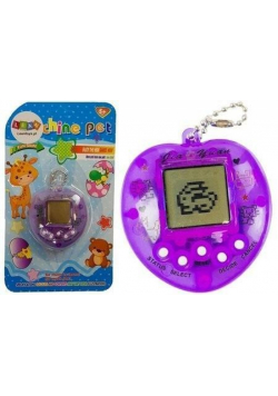 Gra elektroniczna tamagotchi fioletowa