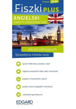 Angielski Fiszki PLUS Zwroty konwersacyjne dla początkujących