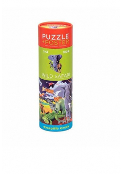 Puzzle 100 tuba Dzikie safari