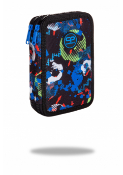 Piórnik Coolpack podwójny z wyposażeniem JUMPER 3 FOOTBALL BLUE