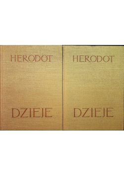 Herodot Dzieje Tom I i II