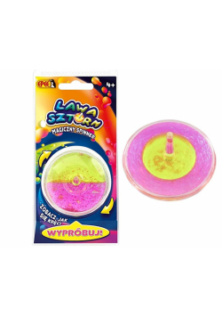 Magiczny spinner Lawa Sztorm różowo-zielony