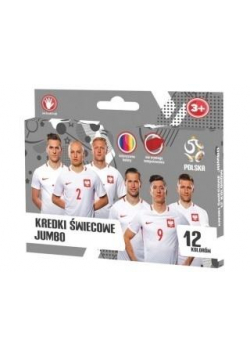 Kredki świecowe PZPN 2 12 kolorów ASTRA