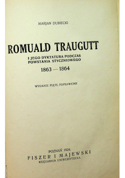 Romuald Traugutt 1924 r.
