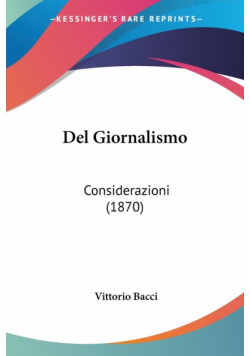 Del Giornalismo