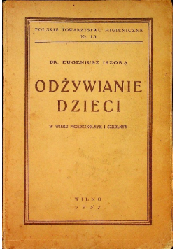 Odżywianie dzieci 1937 r.