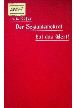 Der Sozialdemokrat hat das Wort 1905 r.
