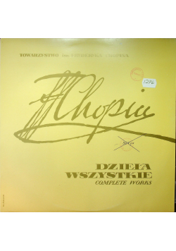 Fryderyk Chopin Dzieła wszystkie Walce Płyta Winylowa