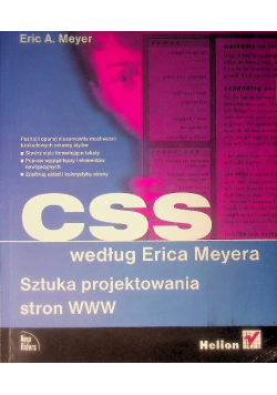 CSS według Erica Meyera Sztuka projektowania stron WWW