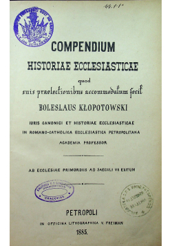 Compendium Historiae Ecclesiasticae