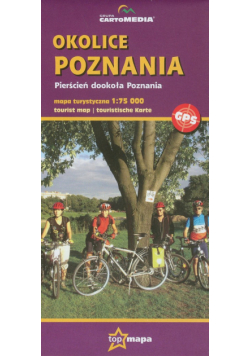 Okolice Poznania mapa turystyczna 1:75 000