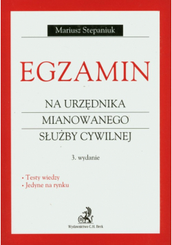 Egzamin na urzędnika mianowanego służby cywilnej
