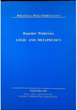 Logic and metaphysics