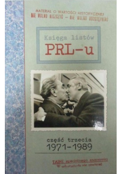 Księga listów PRL u Część III