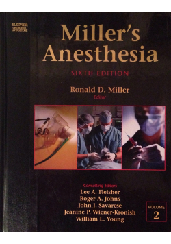 Millers Anesthesia volume 1