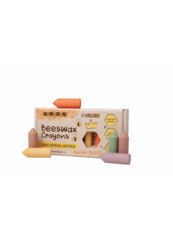 Kredki z wosku pszczelego Junior pastel 6 kolorów