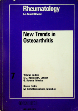 New Trends in Osteoarthritis