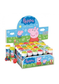 Bańki mydlane 60ml Świnka Peppa (36szt)