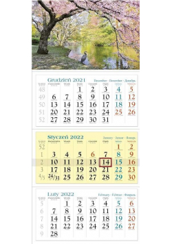 Kalendarz 2022 Trójdzielny Park KT5