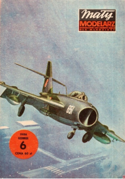 Mały modelarz  Samolot myśliwski MIG - 17 Nr 6 / 86