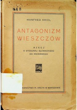 Antagonizm wieszczów 1925 r.