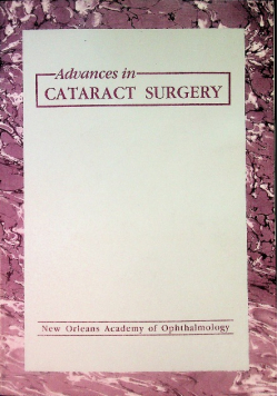 Advances in cataract surgery