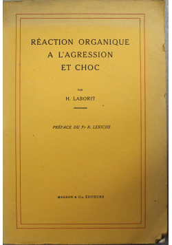 Reaction organique a l agression et choc