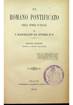 Il Romano Pontificato 1888 r.